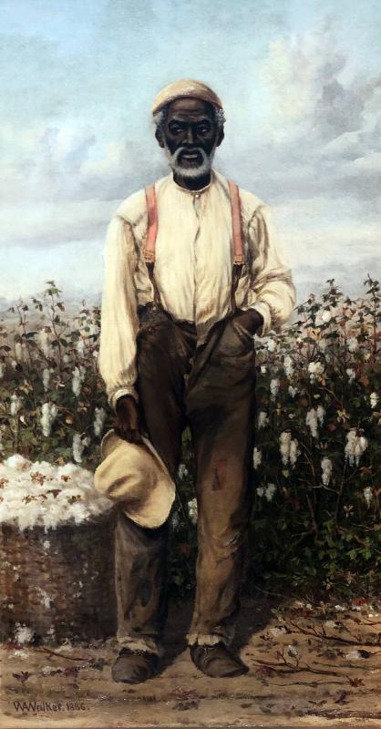 Cotton-Picker-by-W-A-Walker-Oil-Painting-1886
